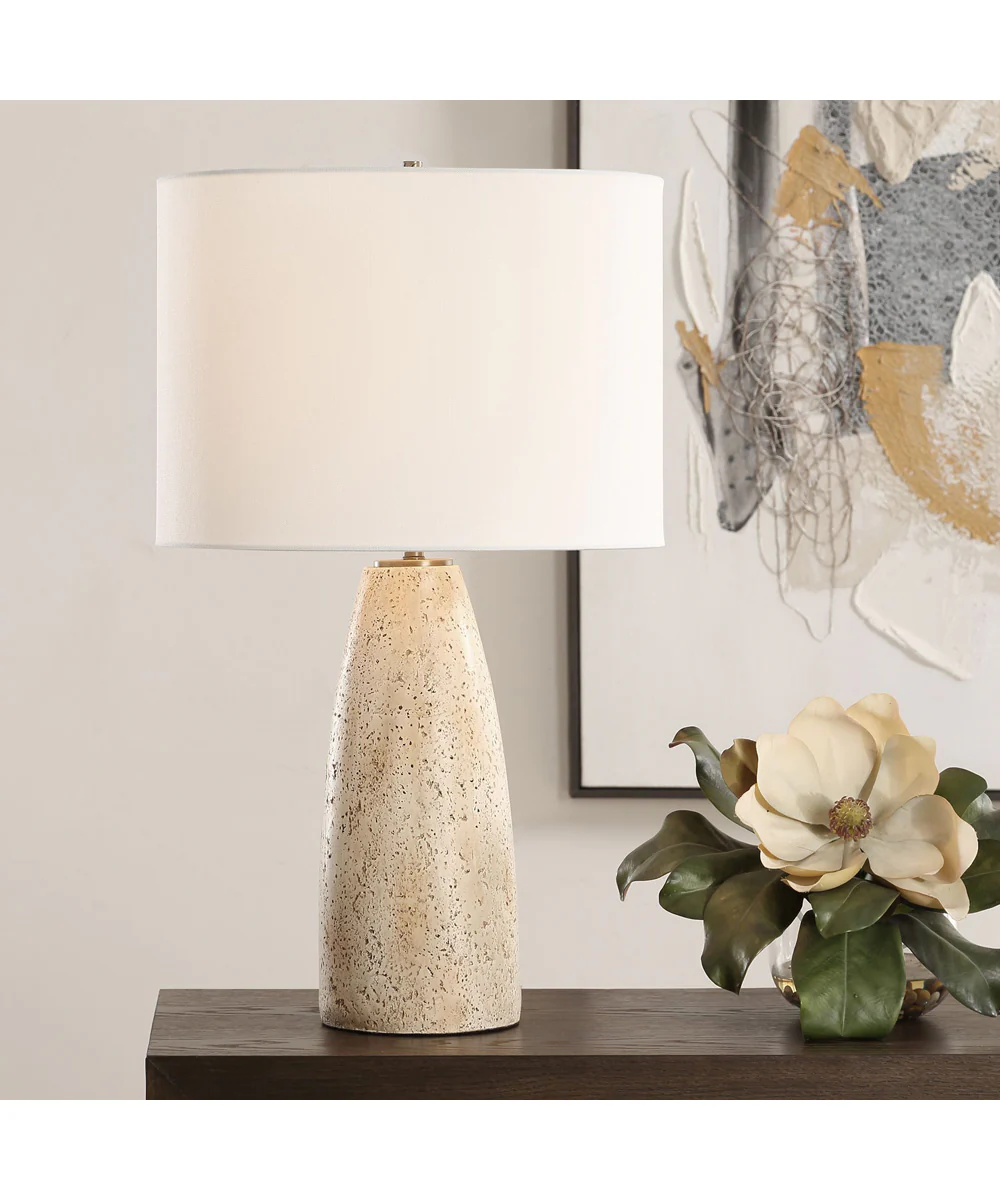 Maury Travertine Table Lamp - Image 2