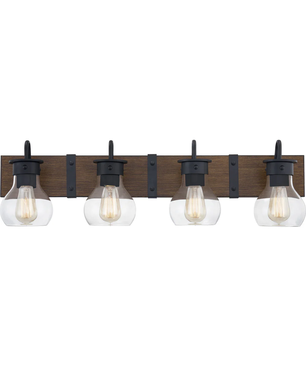 Maverick Extra Large 4-light Bath Light Earth Black