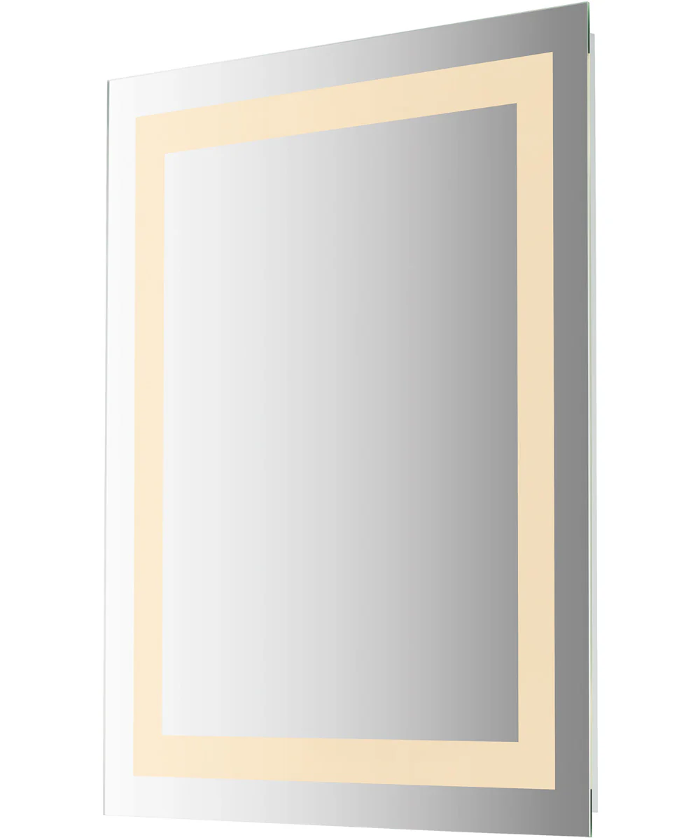 24 inchWx30 inchH 5CCT Perimeter Frontlit LED Mirror Mirror