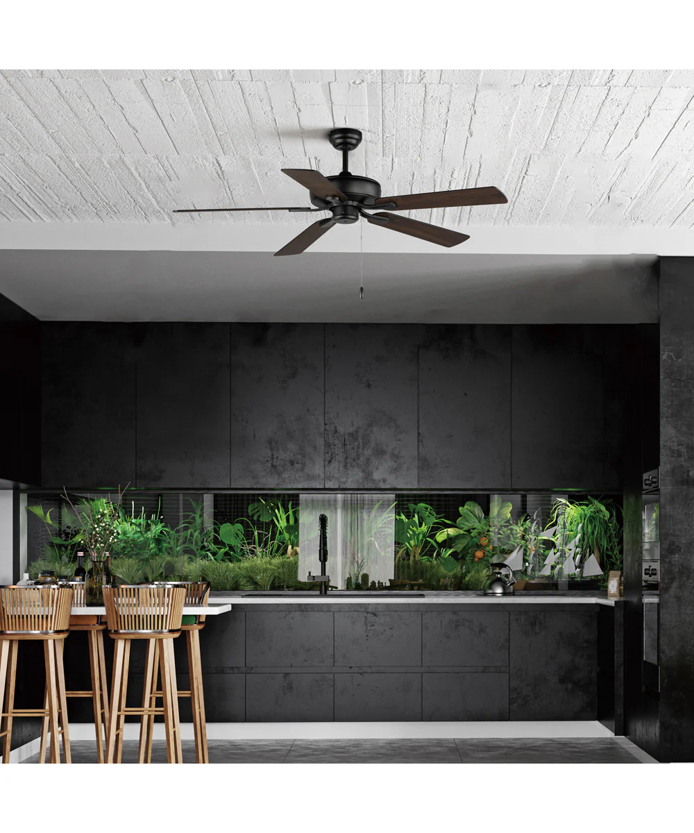 52 inch Super-Max Ceiling Fan - Black Black - Image 2
