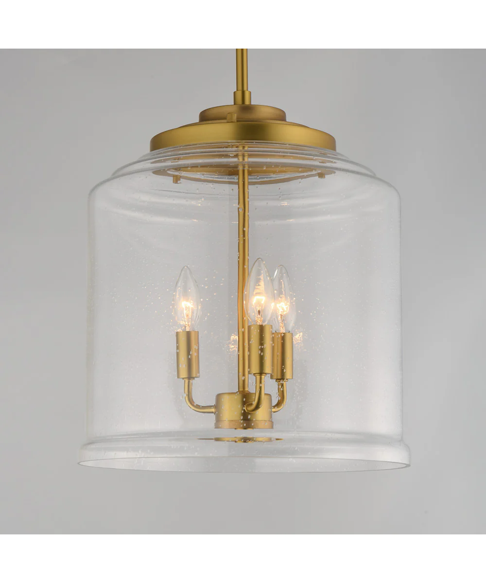 Acadia 3-Light Pendant Natural Aged Brass - Image 2