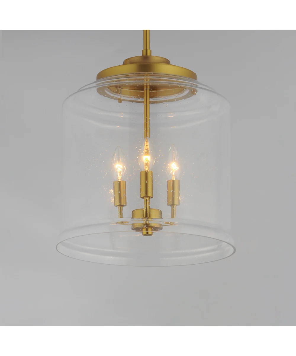 Acadia 3-Light Pendant Natural Aged Brass - Image 4