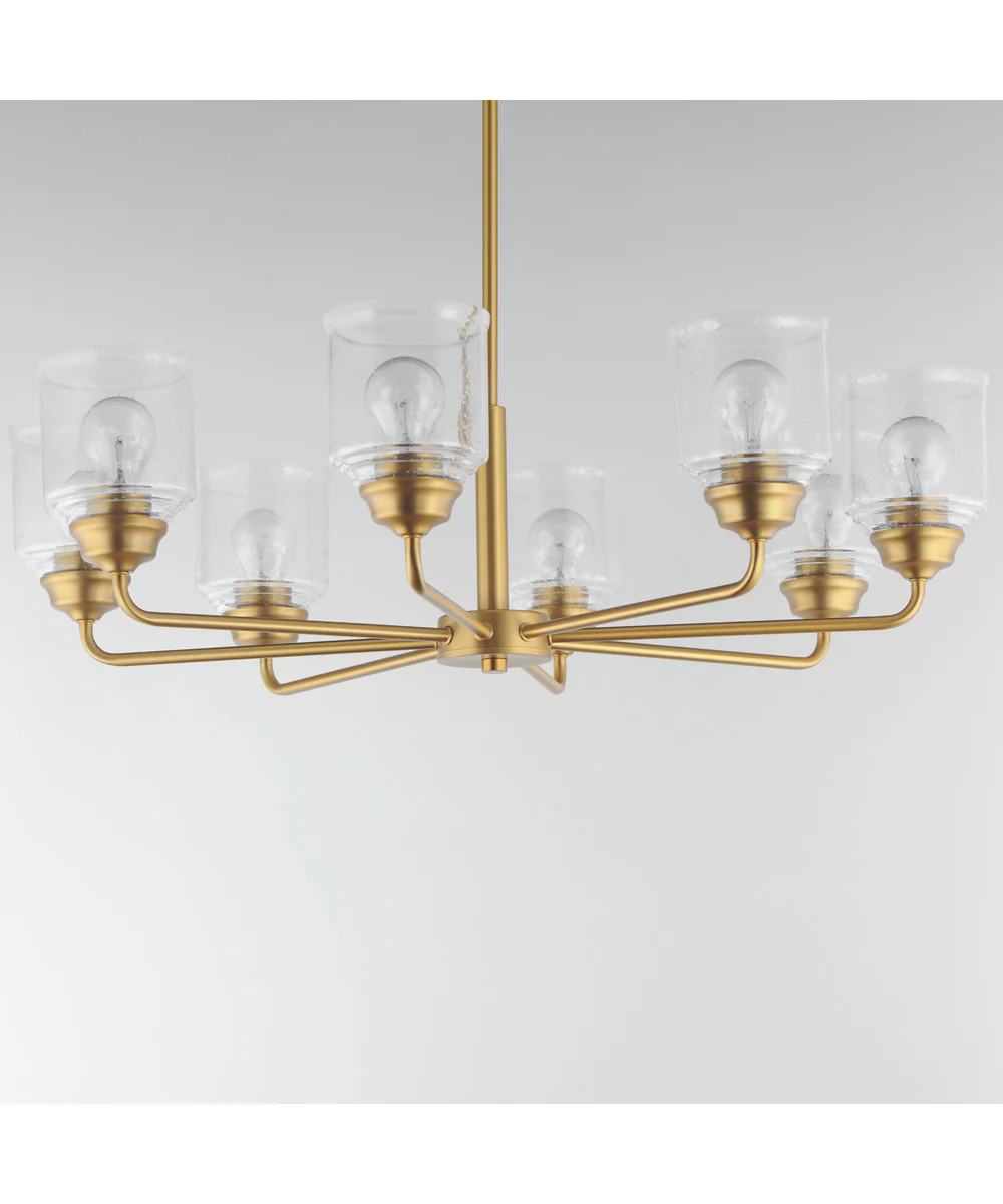 Acadia 8-Light Chandelier Natural Aged Brass - Image 2