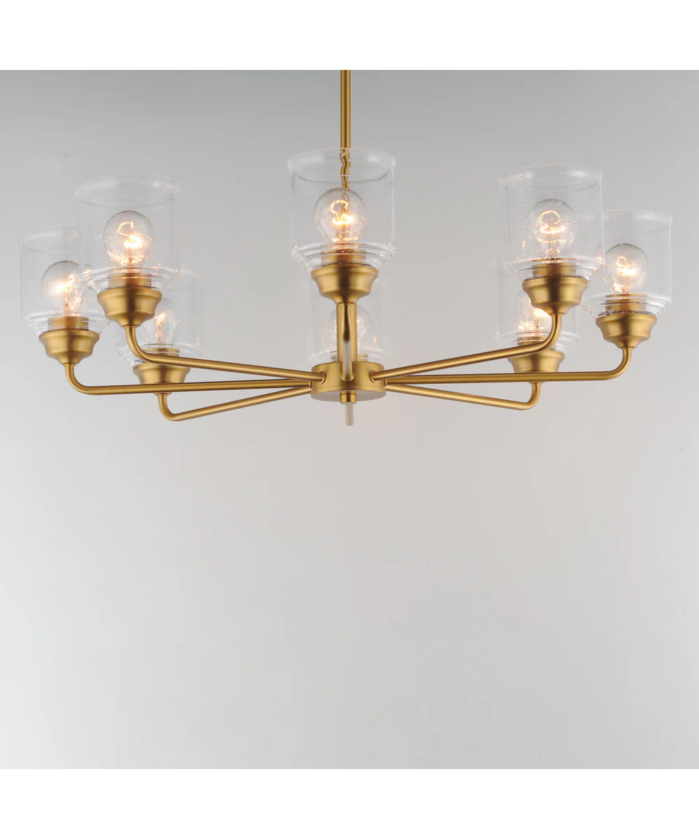Acadia 8-Light Chandelier Natural Aged Brass - Image 3