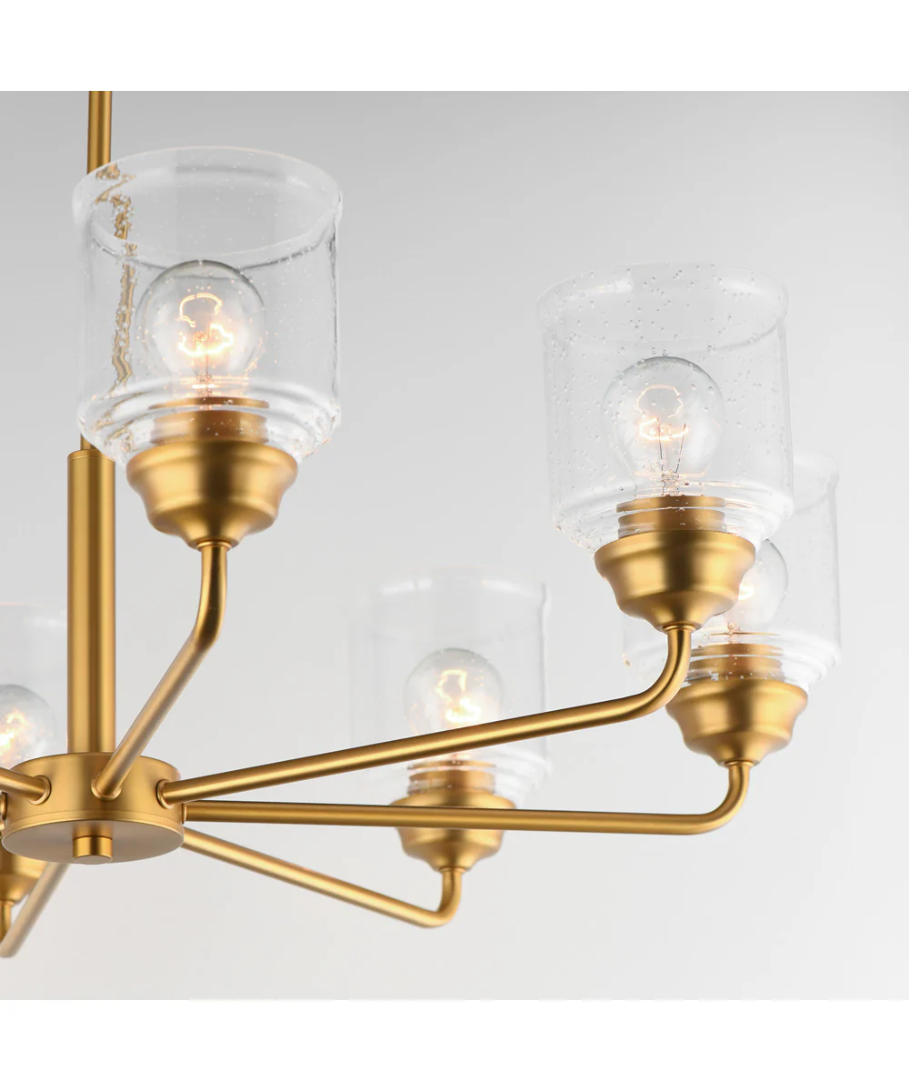 Acadia 8-Light Chandelier Natural Aged Brass - Image 4