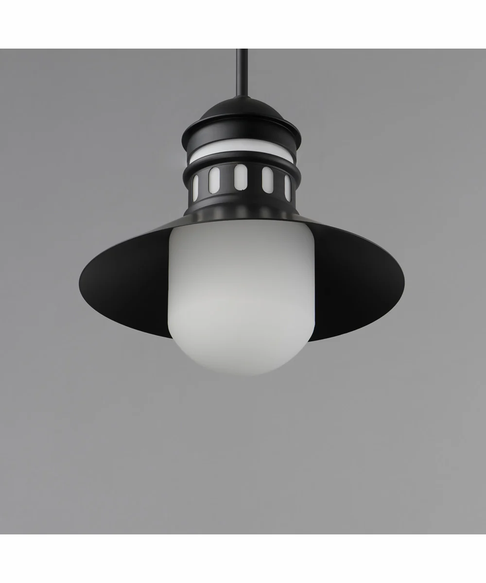 Admiralty 1-Light Outdoor Pendant Black - Image 2