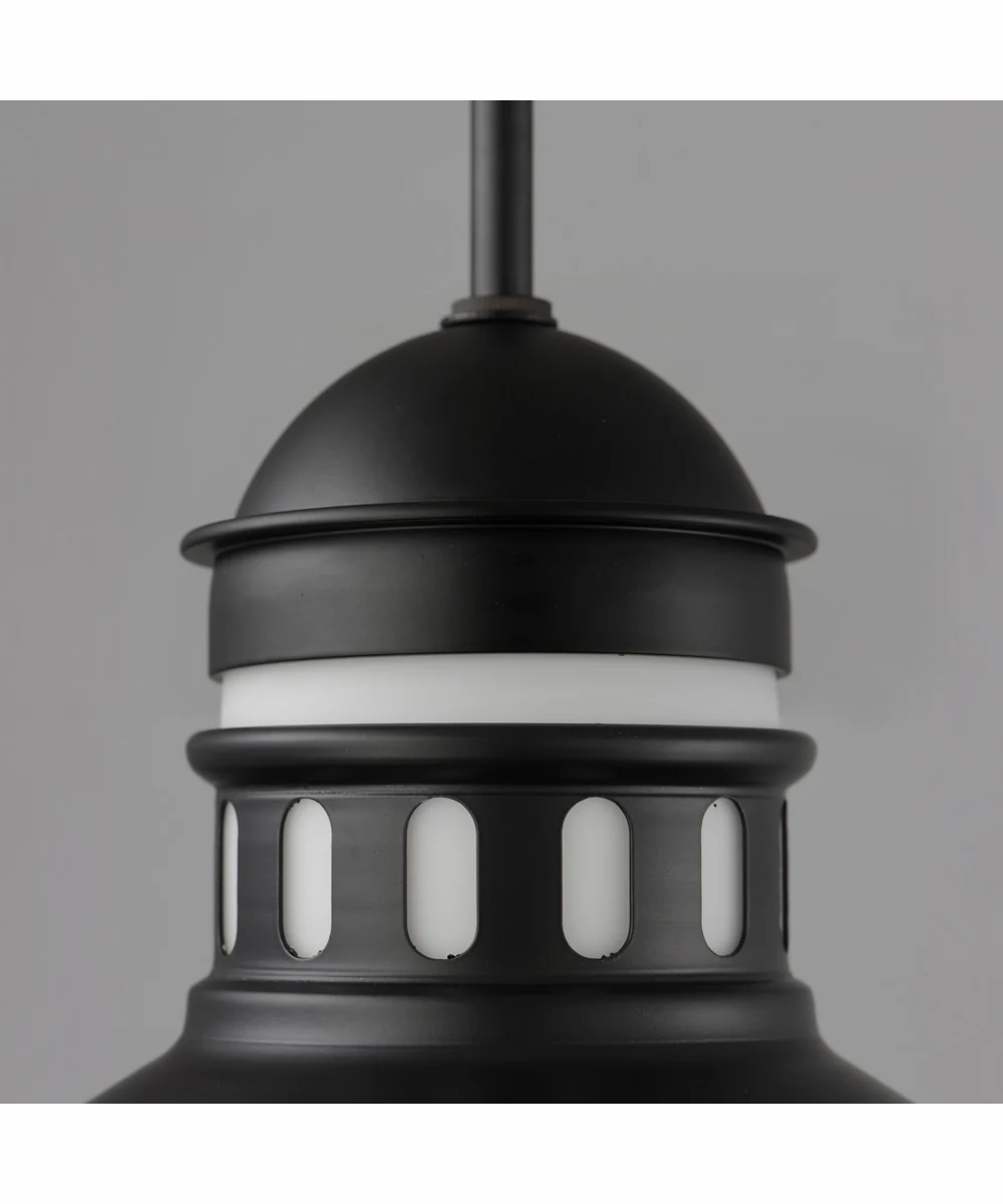 Admiralty 1-Light Outdoor Pendant Black - Image 5