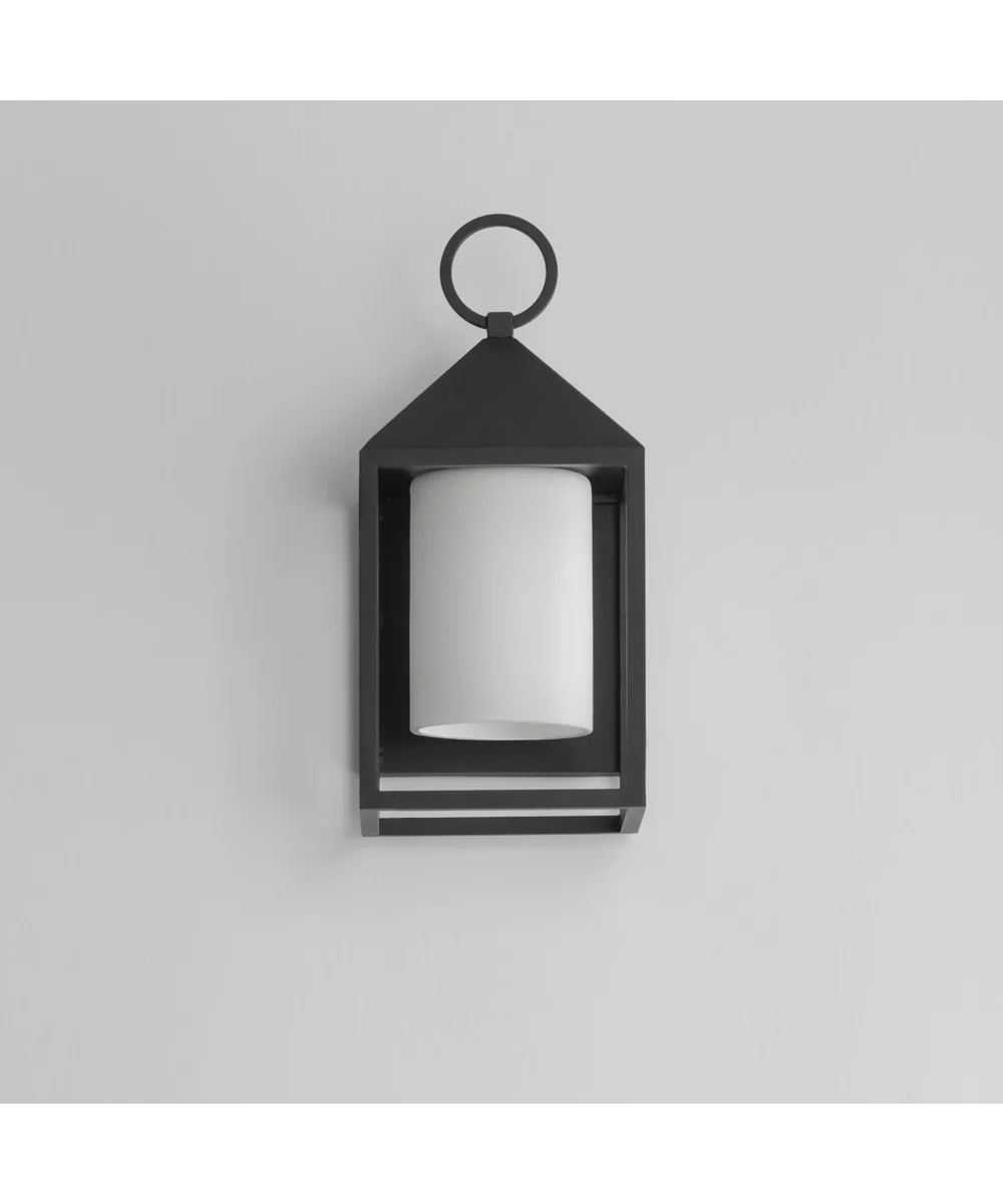 Aldous 1-Light Small Outdoor Sconce Black - Image 2