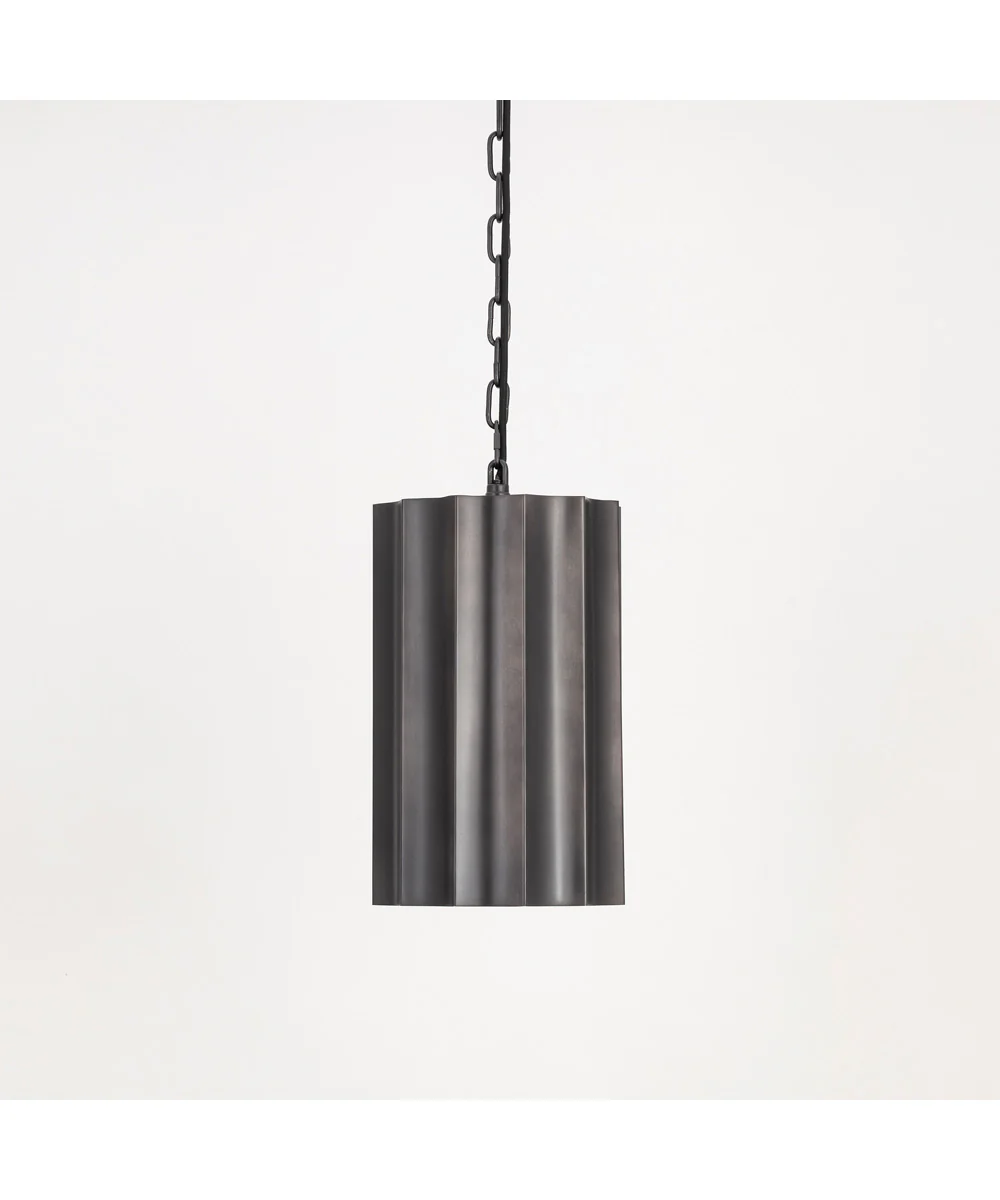Allegra 1-Light Mini Pendant Gunmetal / Gold - Image 2