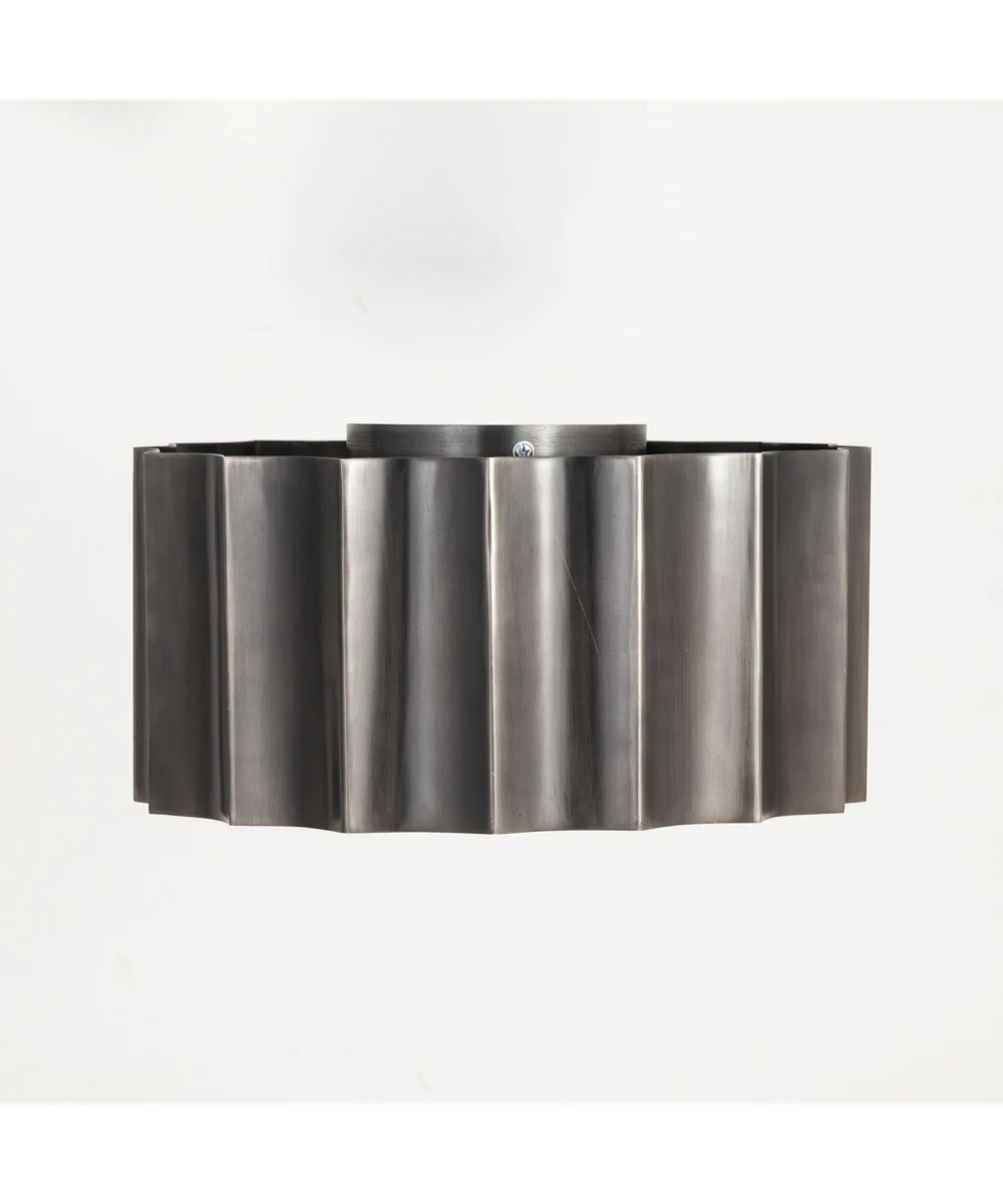 Allegra Flush Mount Gunmetal / Gold - Image 3