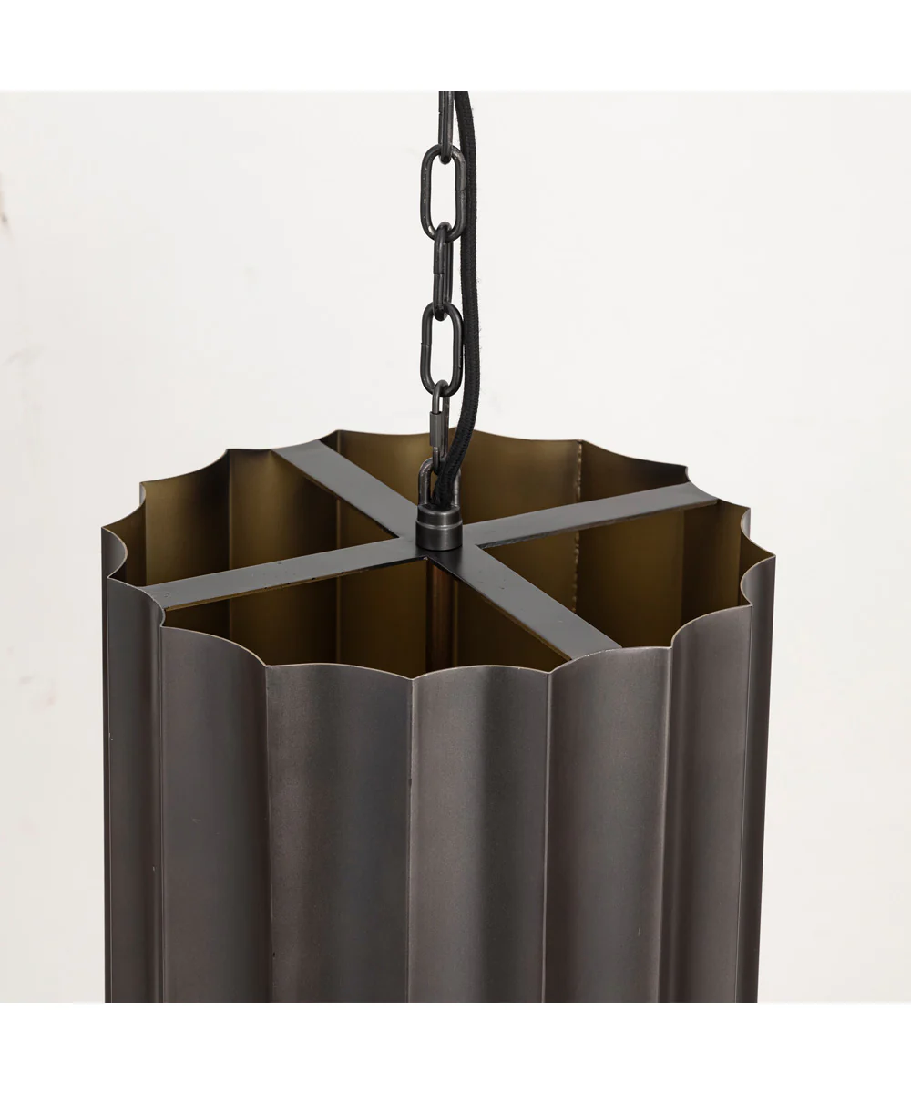 Allegra Small 1-Light Pendant Gunmetal / Gold - Image 5