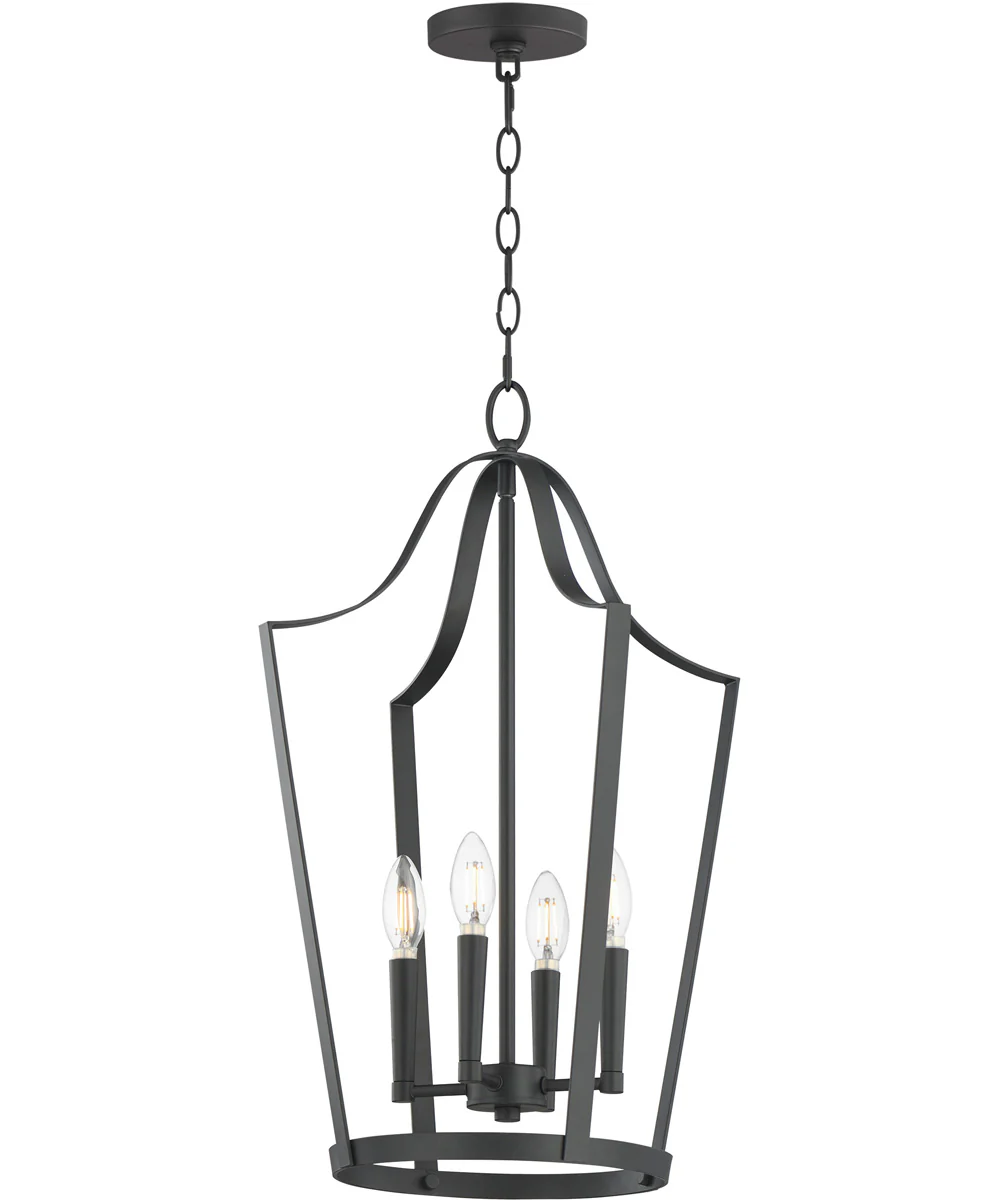 Arden 4-Light Pendant Black