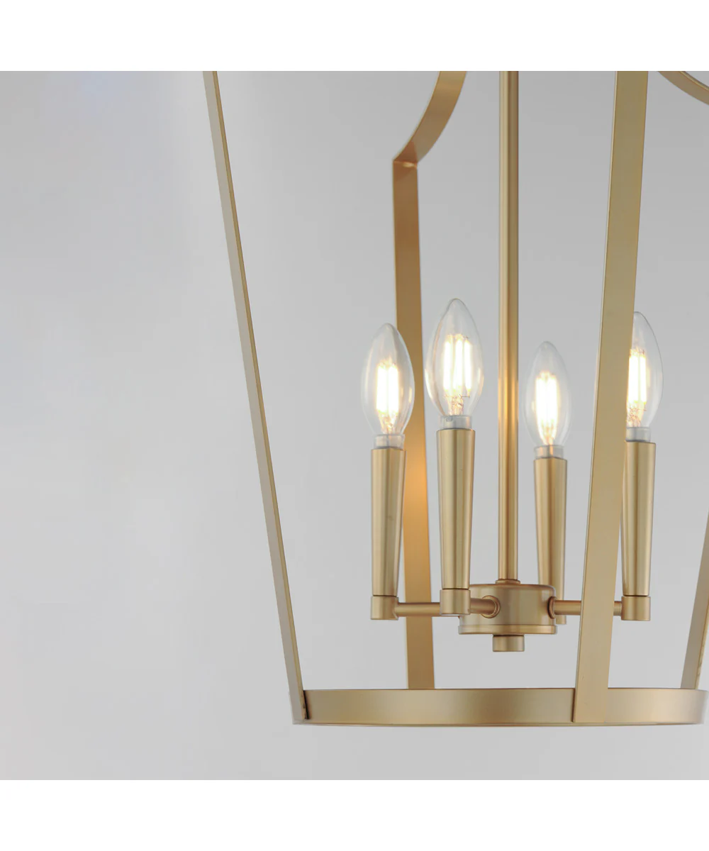 Arden 4-Light Pendant Natural Aged Brass - Image 4