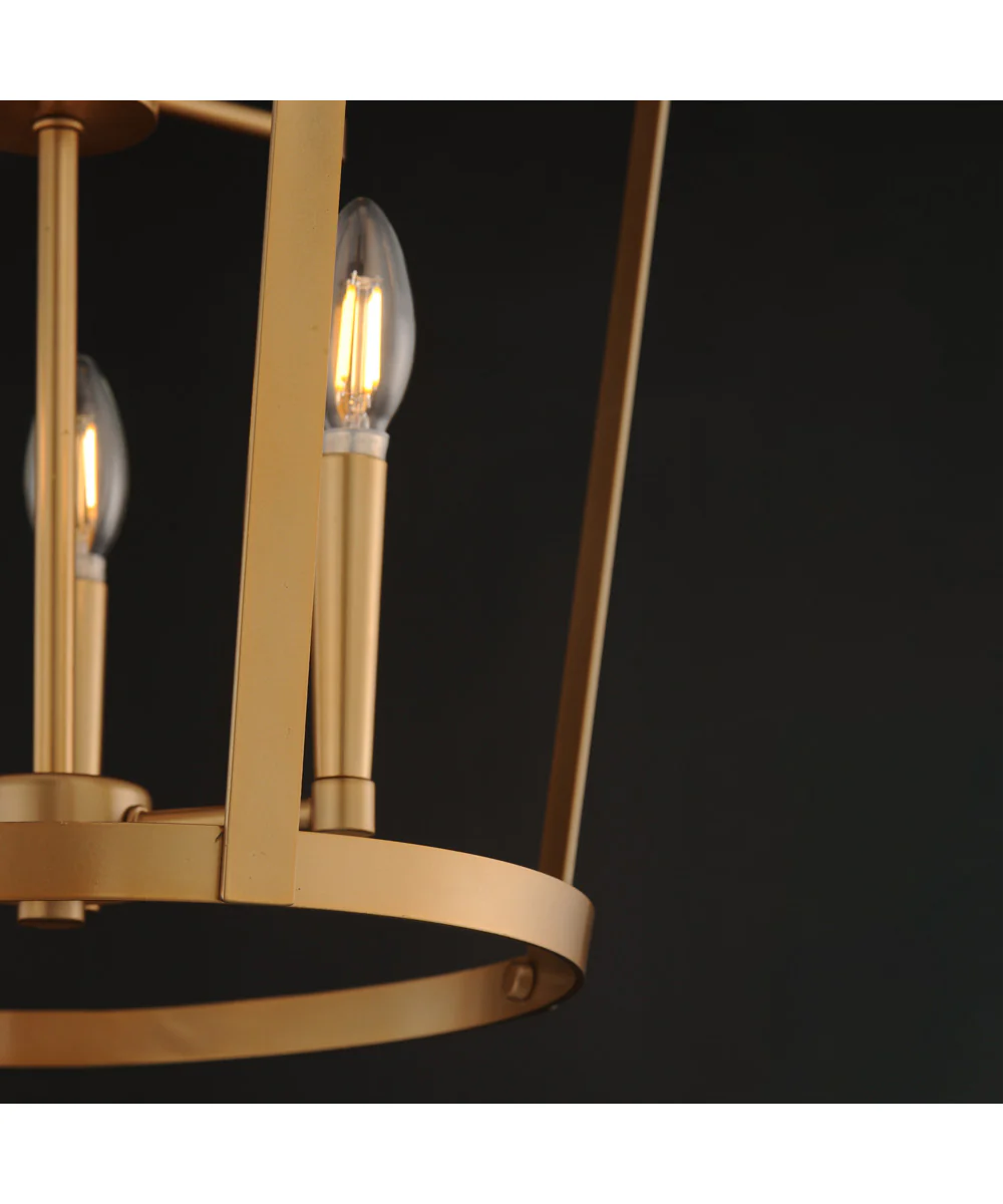 Arden 6-Light Pendant Natural Aged Brass - Image 4