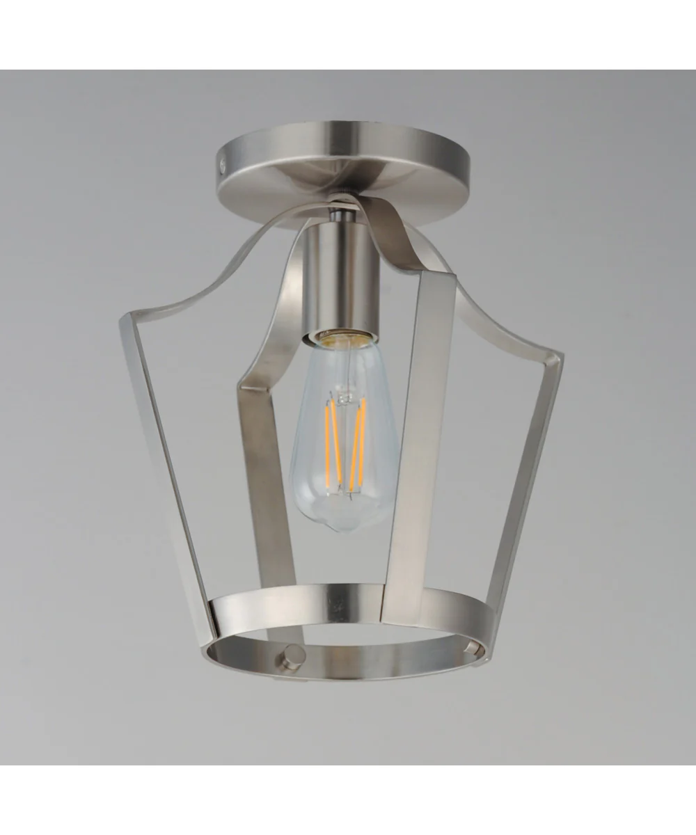 Arden Single Pendant / Semi Flush Satin Nickel - Image 4