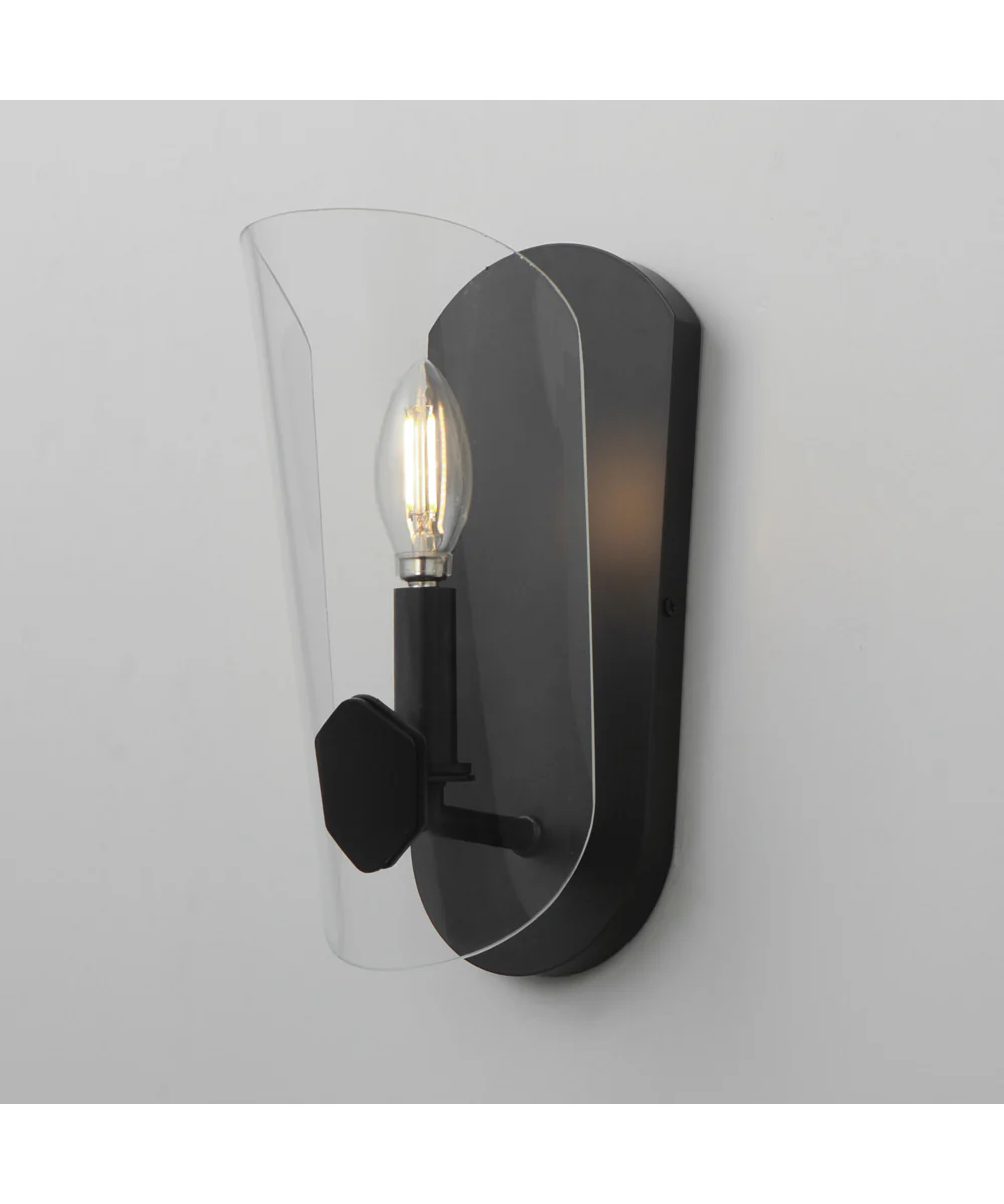 Armory 1-Light Wall Sconce Black - Image 4