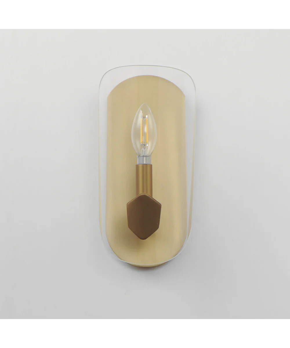 Armory 1-Light Wall Sconce Natural Aged Brass - Image 2