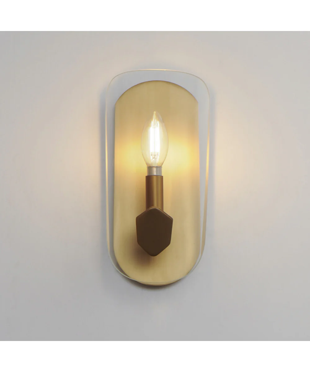 Armory 1-Light Wall Sconce Natural Aged Brass - Image 3