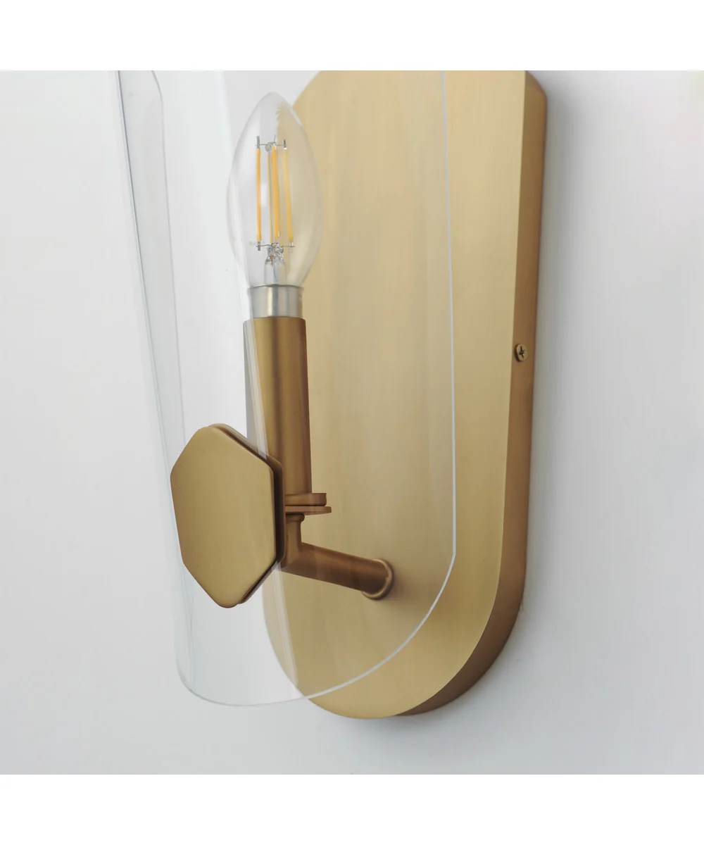 Armory 1-Light Wall Sconce Natural Aged Brass - Image 5