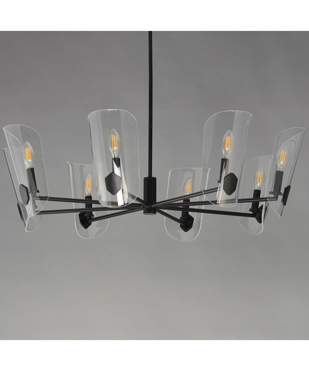 Armory 8-Light Chandelier Black - Image 2