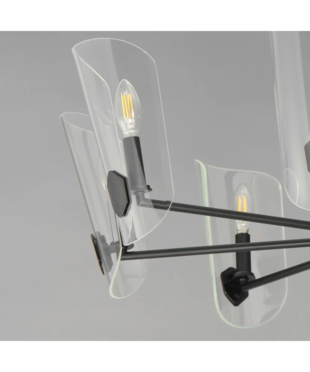 Armory 8-Light Chandelier Black - Image 4