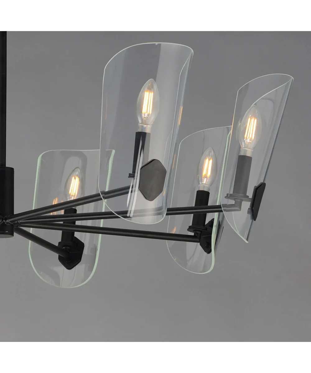 Armory 8-Light Chandelier Black - Image 5