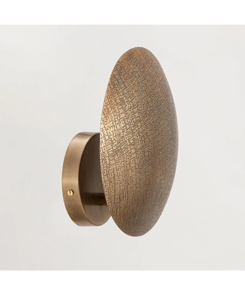 Aurelia 1-Light Wall Sconce Weathered Brass - Image 3