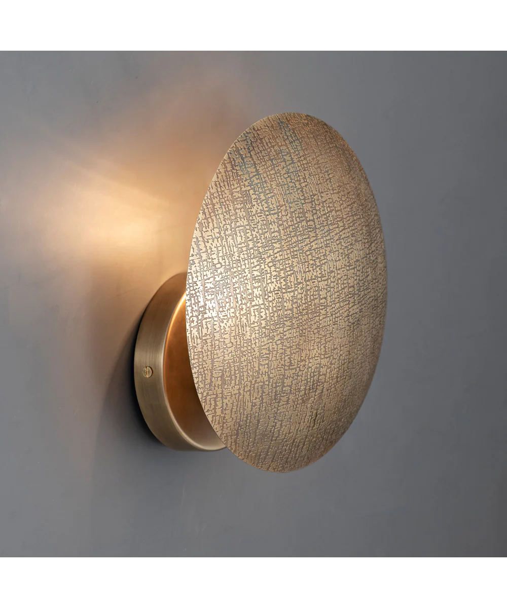 Aurelia 1-Light Wall Sconce Weathered Brass - Image 4