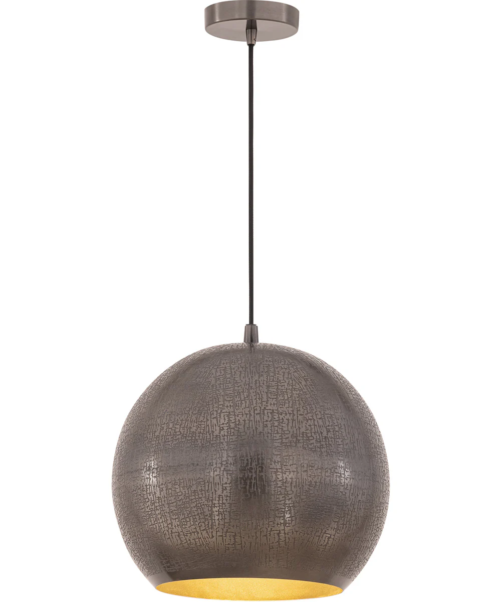 Aurelia 10 inch 1-Light Pendant Pewter