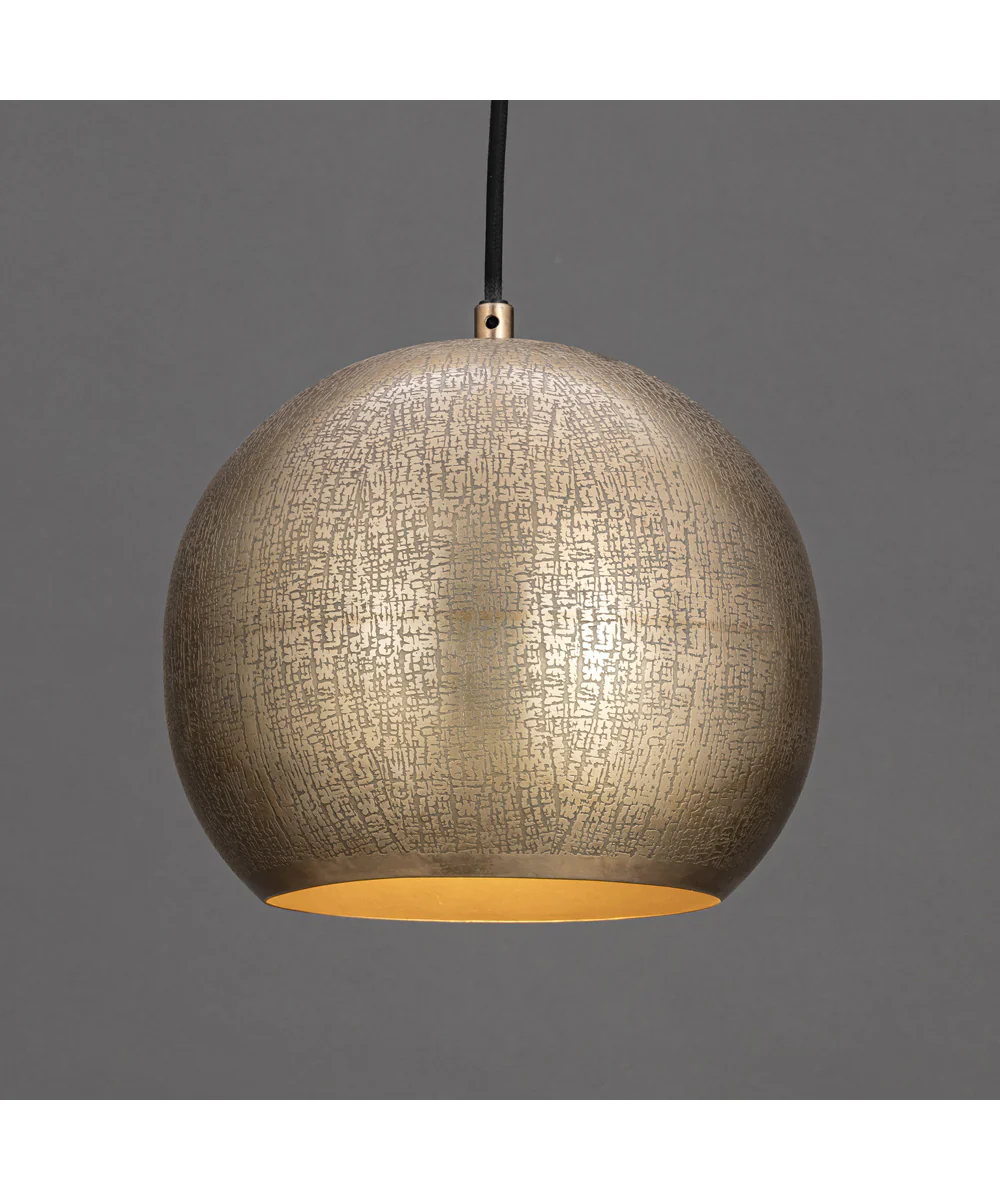 Aurelia 10 inch 1-Light Pendant Weathered Brass - Image 5