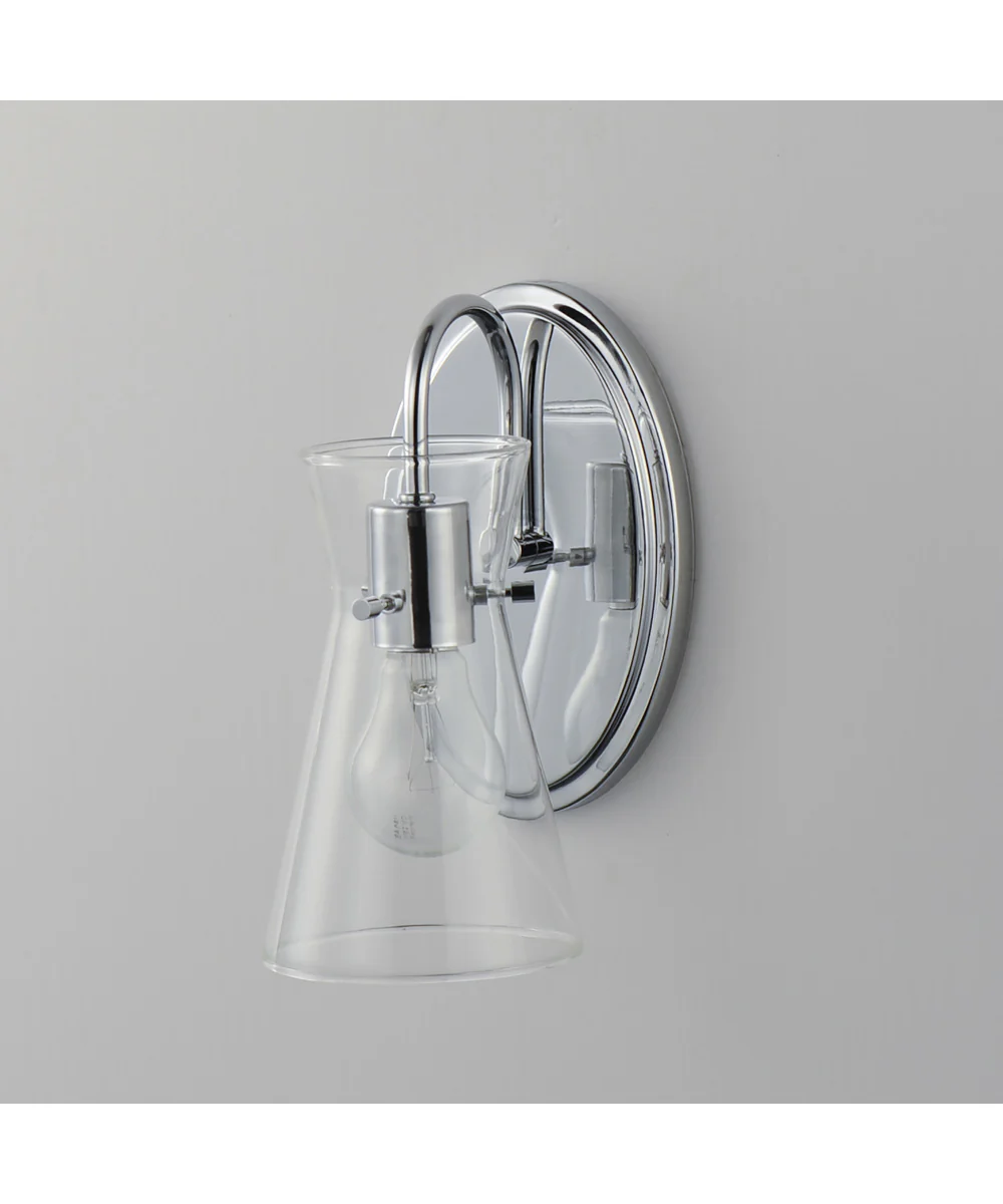 Ava 1-Light Wall Sconce Polished Chrome - Image 4
