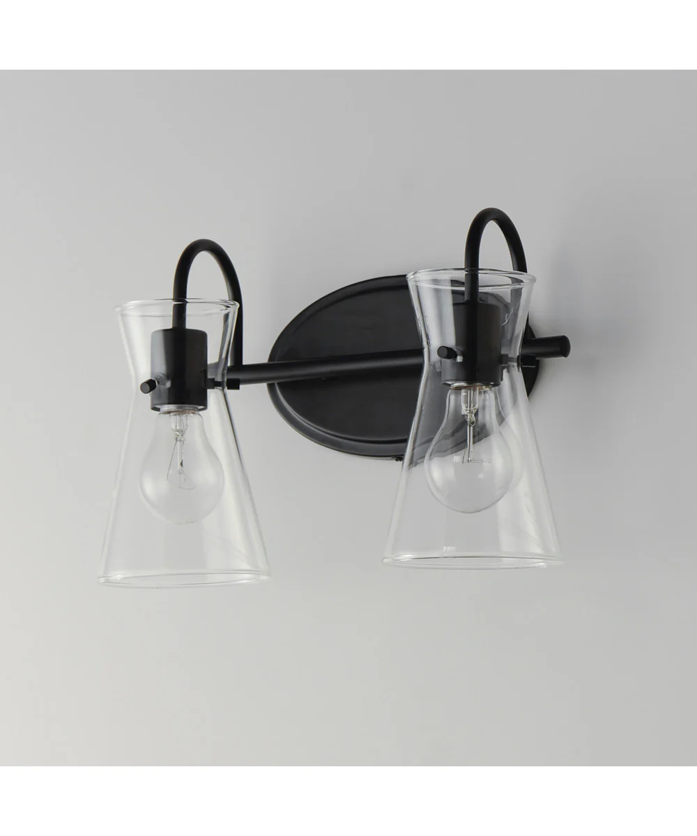 Ava 2-Light Bath Vanity Black - Image 4