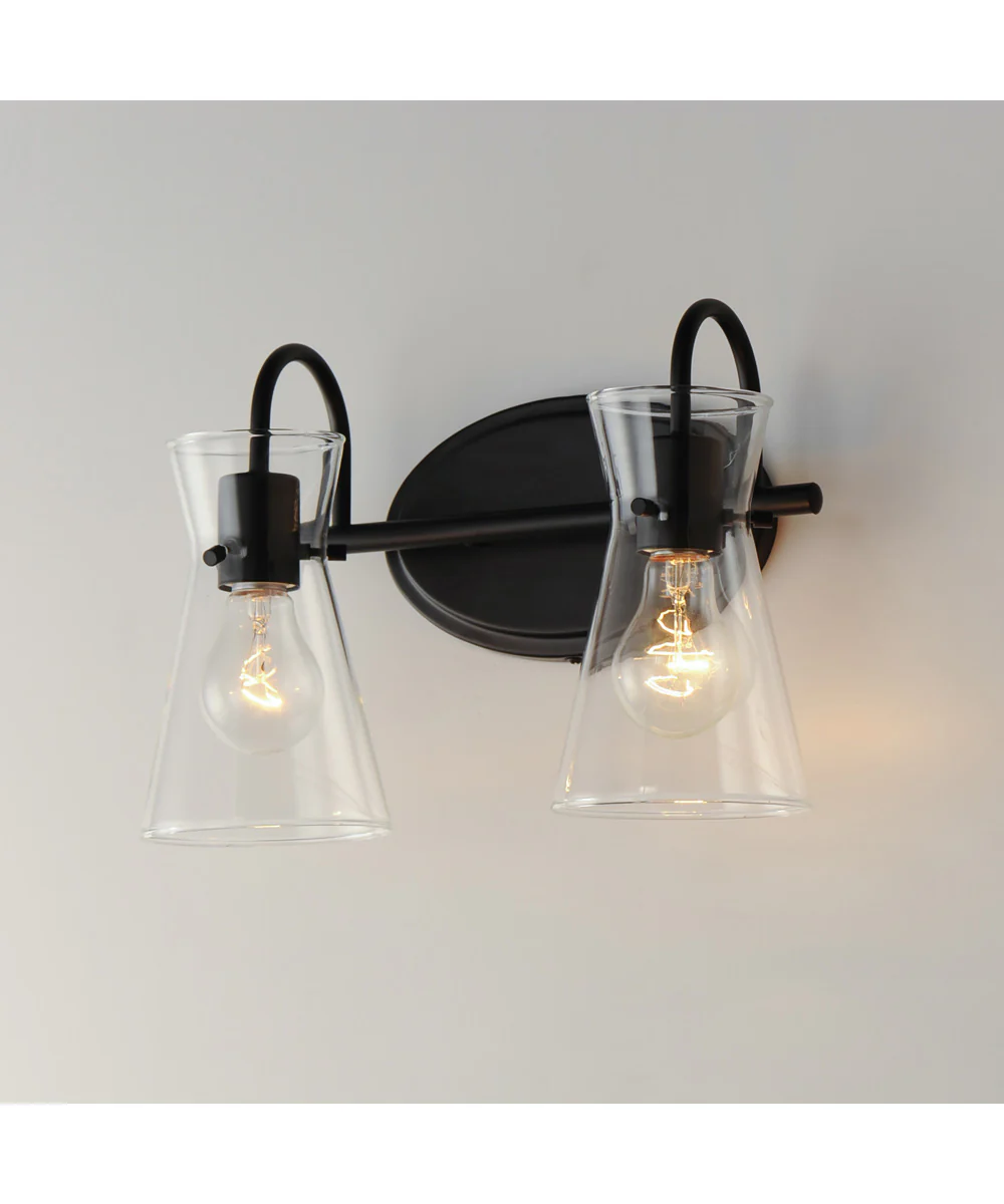 Ava 2-Light Bath Vanity Black - Image 5