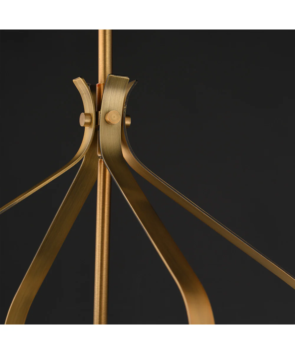 Bandera 20 inch 3-Light Pendant Natural Aged Brass - Image 6