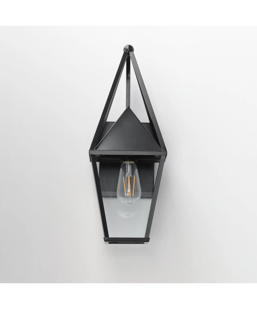 Bavaria 1-Light Small Outdoor Wall Sconce Black - Image 2