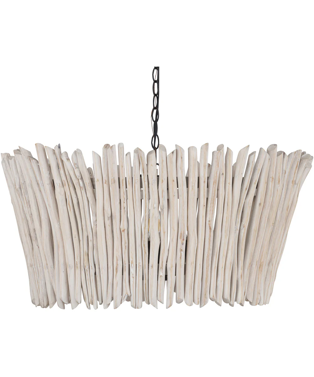 Baywood 24 inch DriftWood Chandelier Textured Bronze - Image 3