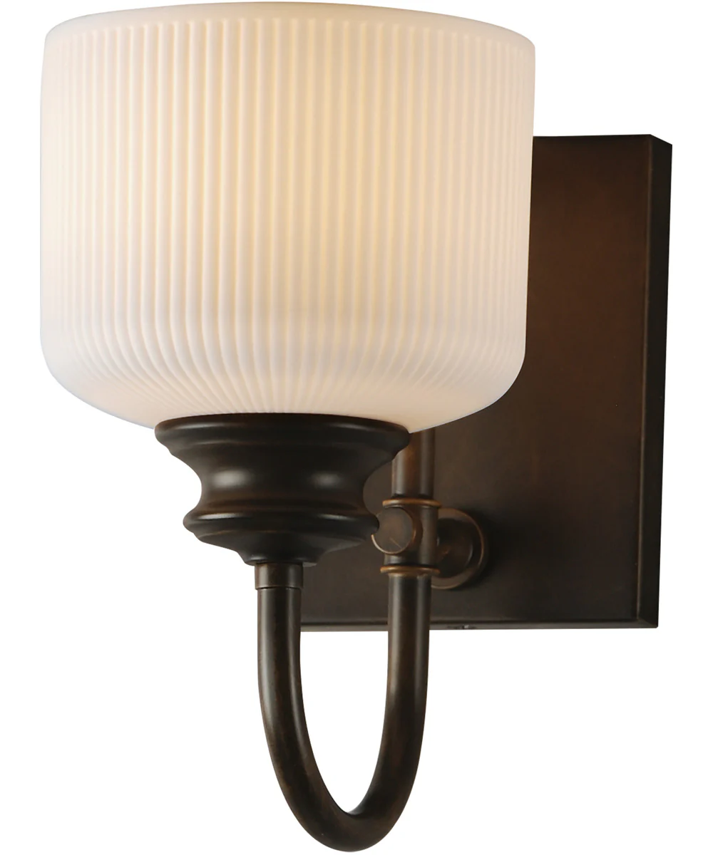 Bisque 1-Light Wall Sconce Oil Rubbed Bronze
