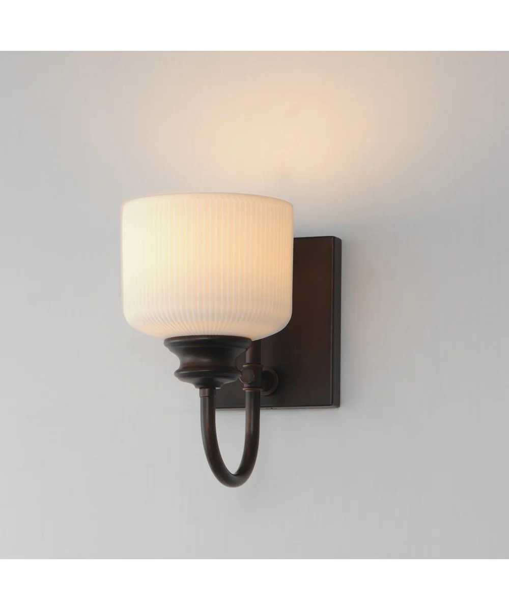 Bisque 1-Light Wall Sconce Oil Rubbed Bronze - Image 4