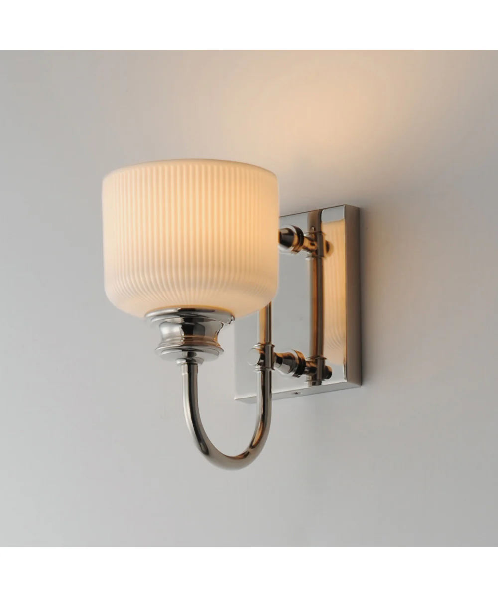 Bisque 1-Light Wall Sconce Polished Nickel - Image 4