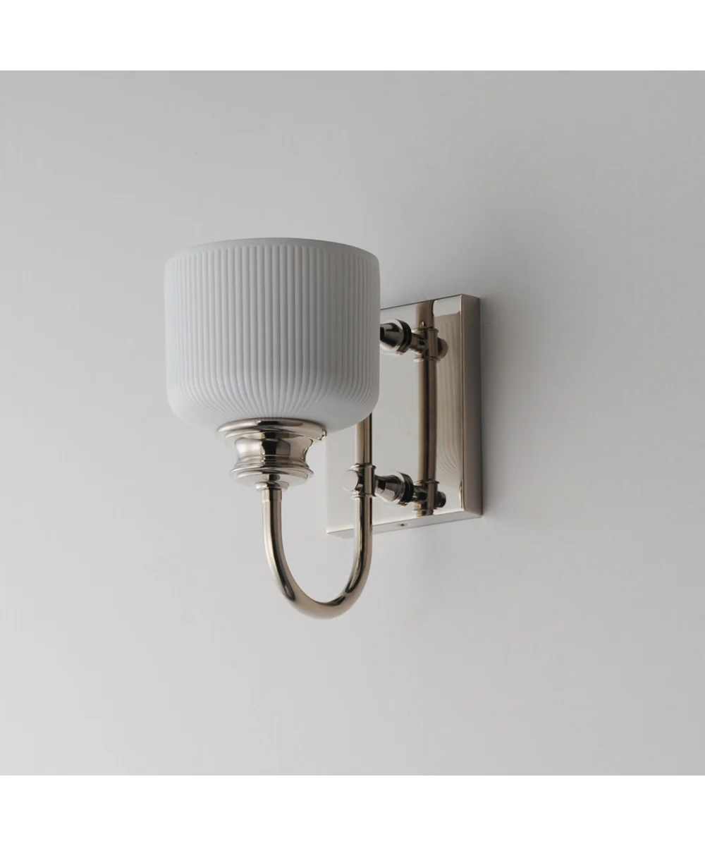 Bisque 1-Light Wall Sconce Polished Nickel - Image 5