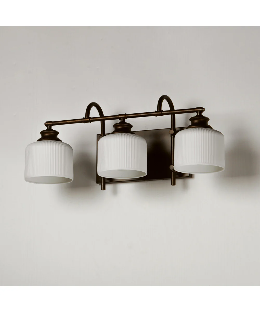 Bisque 3-Light Bath Vanity Oil Rubbed Bronze - Image 4