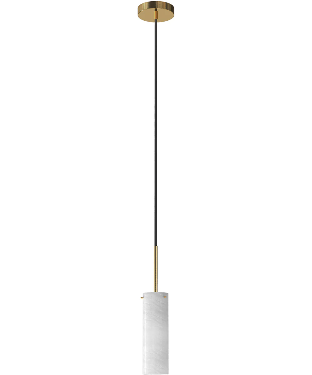 Blizzard 1-Light Pendant Natural Aged Brass - Image 3