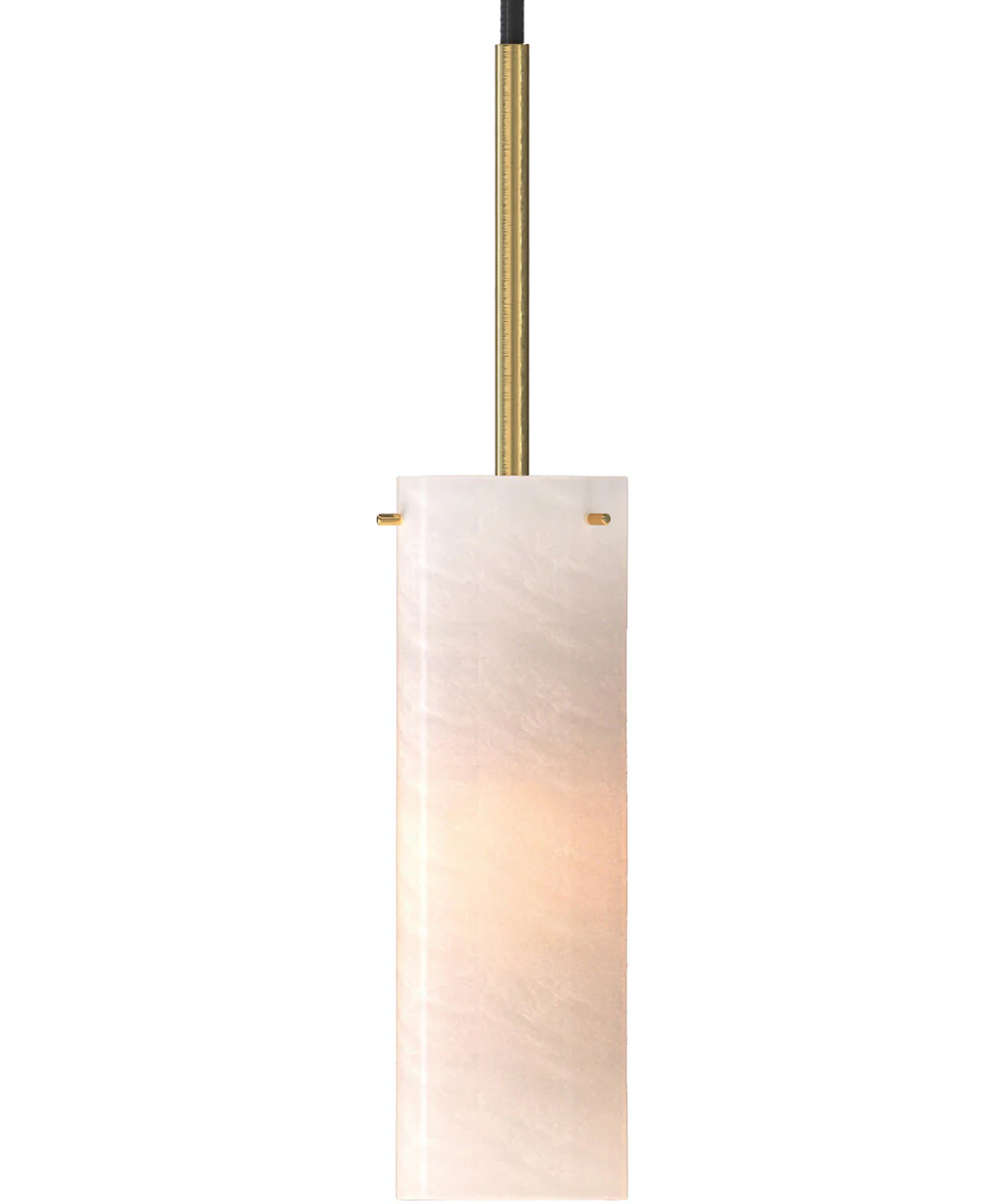 Blizzard 1-Light Pendant Natural Aged Brass - Image 4