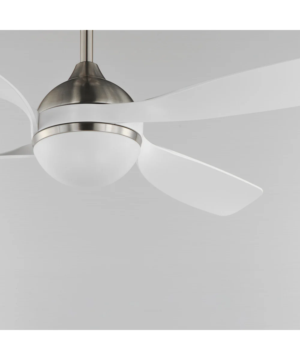 Bola 52 inch Indoor Fan w LED Light Kit Satin Nickel - Image 4