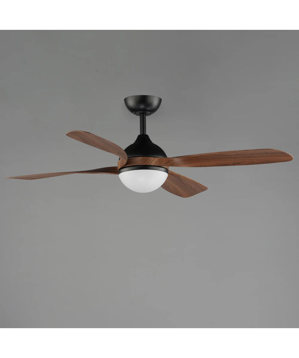 Bola 52 inch Indoor Fan w LED Light Kit Walnut / Black - Image 2