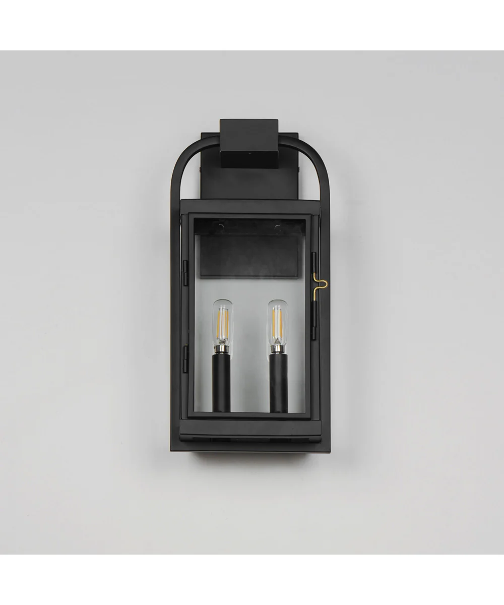 Bonham Outdoor Wall Sconce Black - Image 3