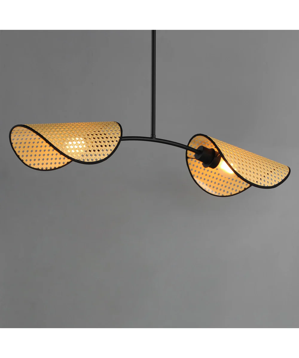Bonnet 2-Light Chandelier Black - Image 4