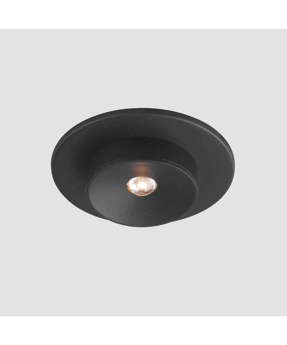 Caldera LED Flush Mount Black - Image 3