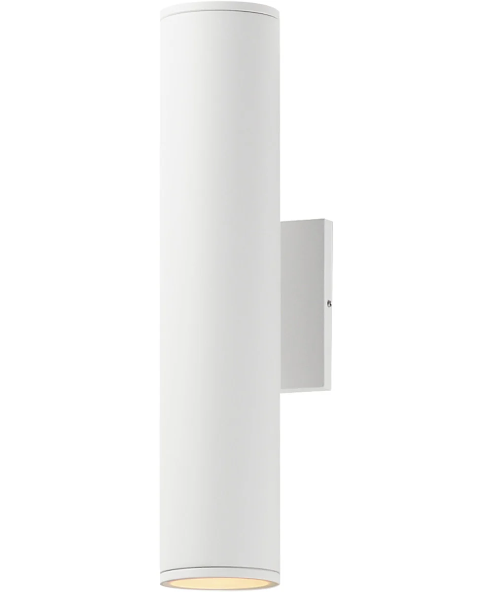 Caldera Outdoor Wall Sconce - 15 inch White