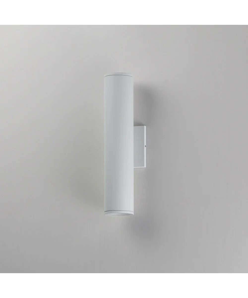 Caldera Outdoor Wall Sconce - 15 inch White - Image 4